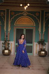 KA 1120 Bandhani Printed Navaratri Special Designer Gown Suppliers In India
